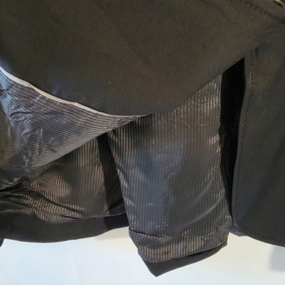 J. Crew Italian Wool Single Breasted Blazer Sz 12 Navy Blue Corporate Office - Picture 7 of 11